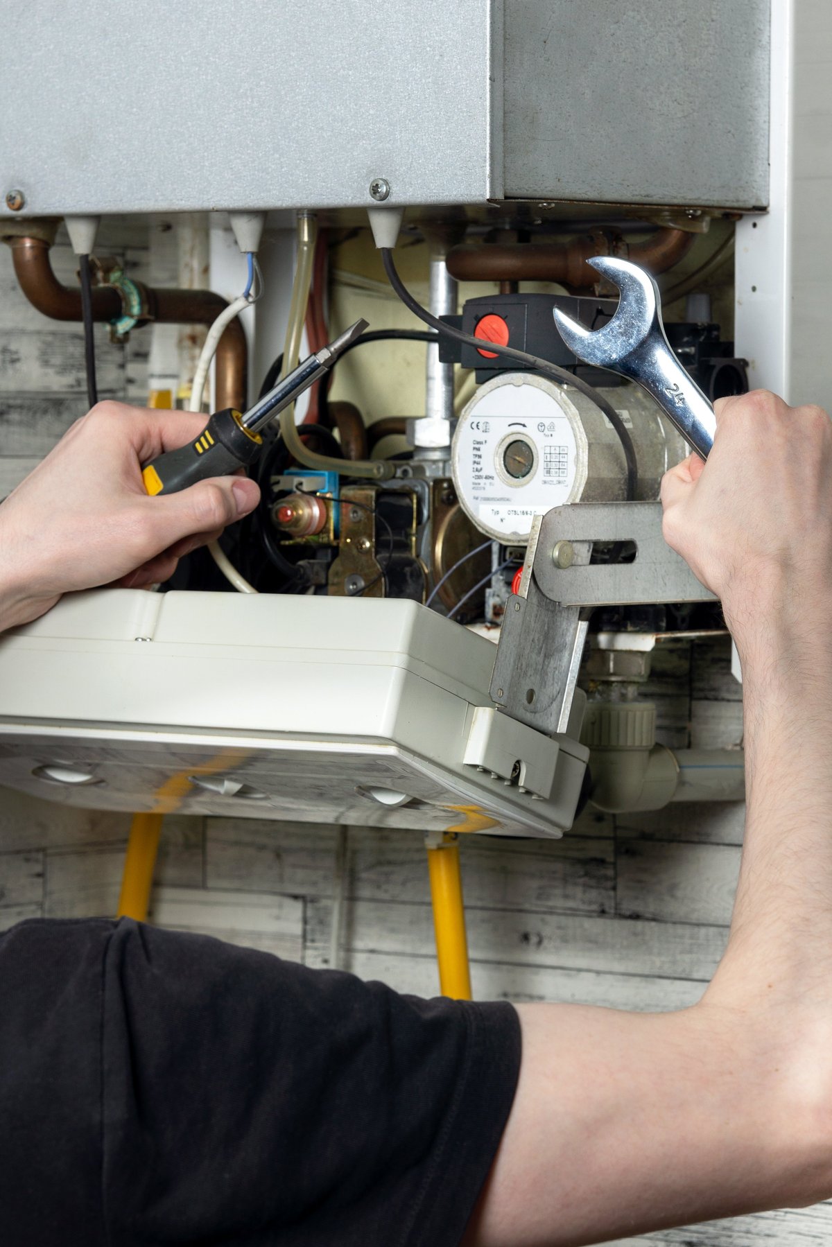 Boiler and oil burner maintenance